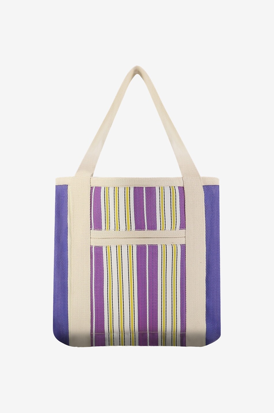 ISABEL MARANT Darwen striped openwork nylon tote bag Women MULTI COLOURED 3