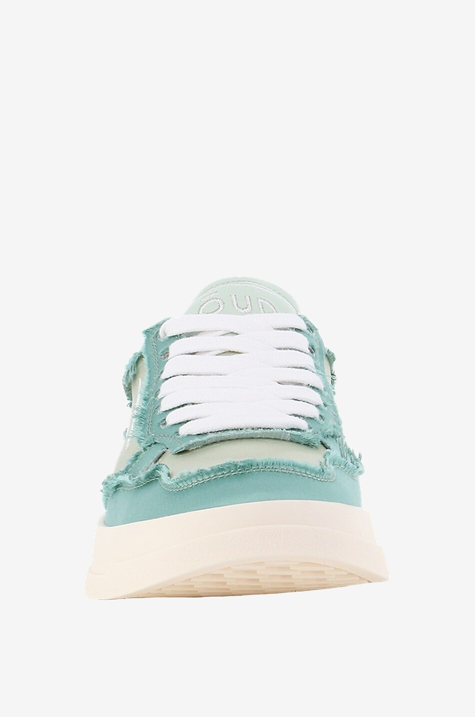 GHOUD VENICE Niedrige Schnürsneakers aus Stoff Tweener Damen GRÜN 2