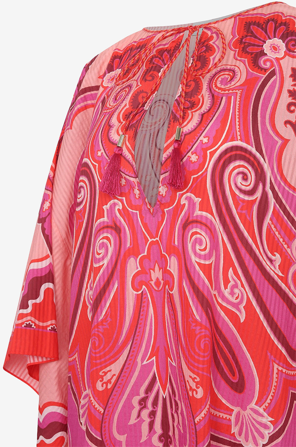 Voile-Strand-Kaftan Archival Paisley