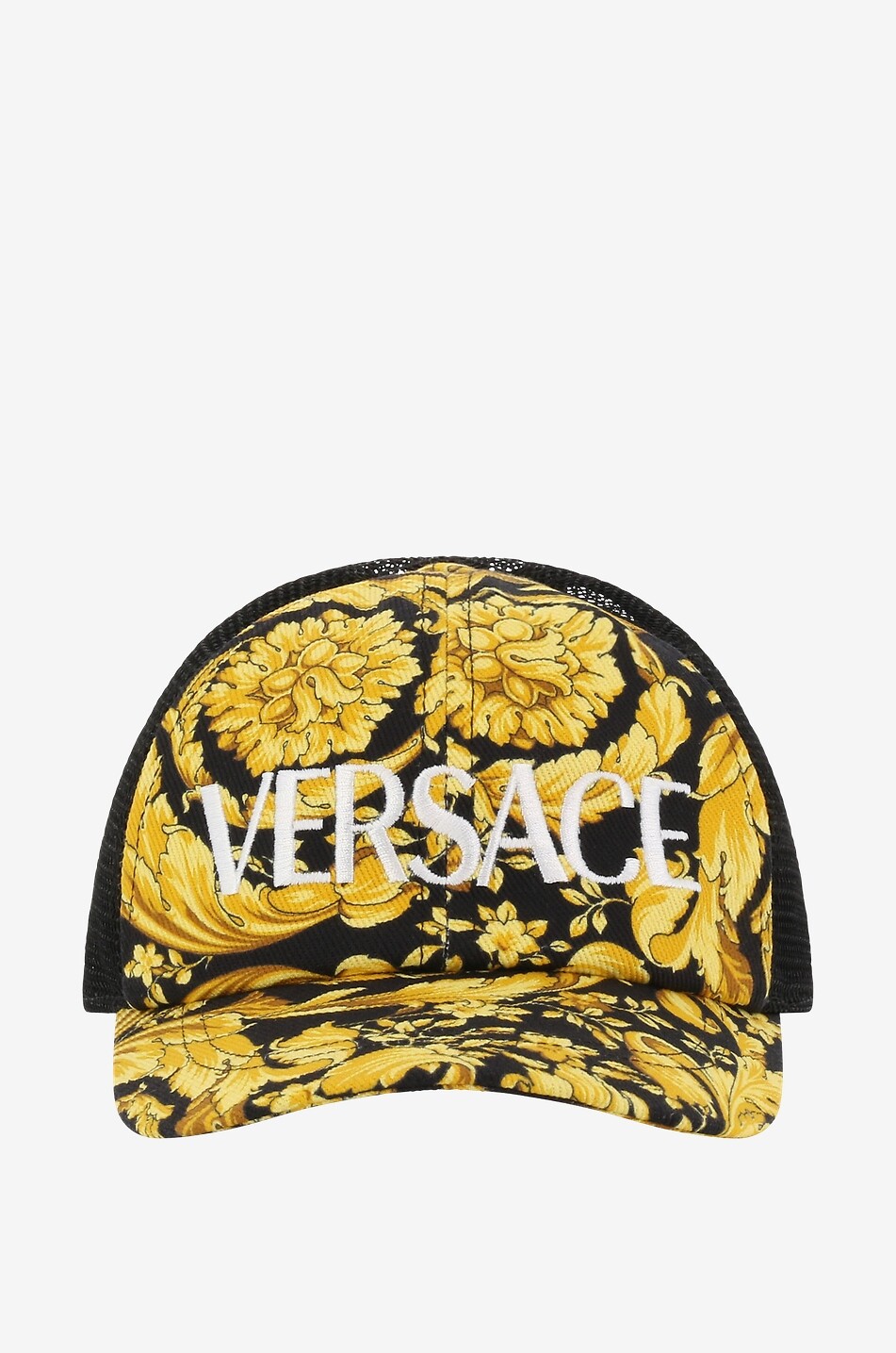 Casquette garçon en toile et mesh Barocco