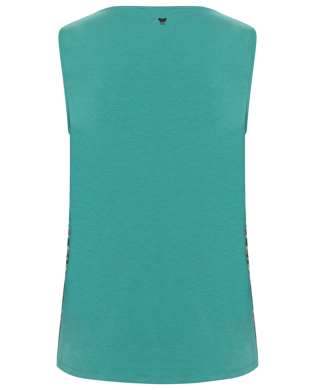 WEEKEND MAX MARA Edgard bi-material printed sleeveless top Women GREEN 2