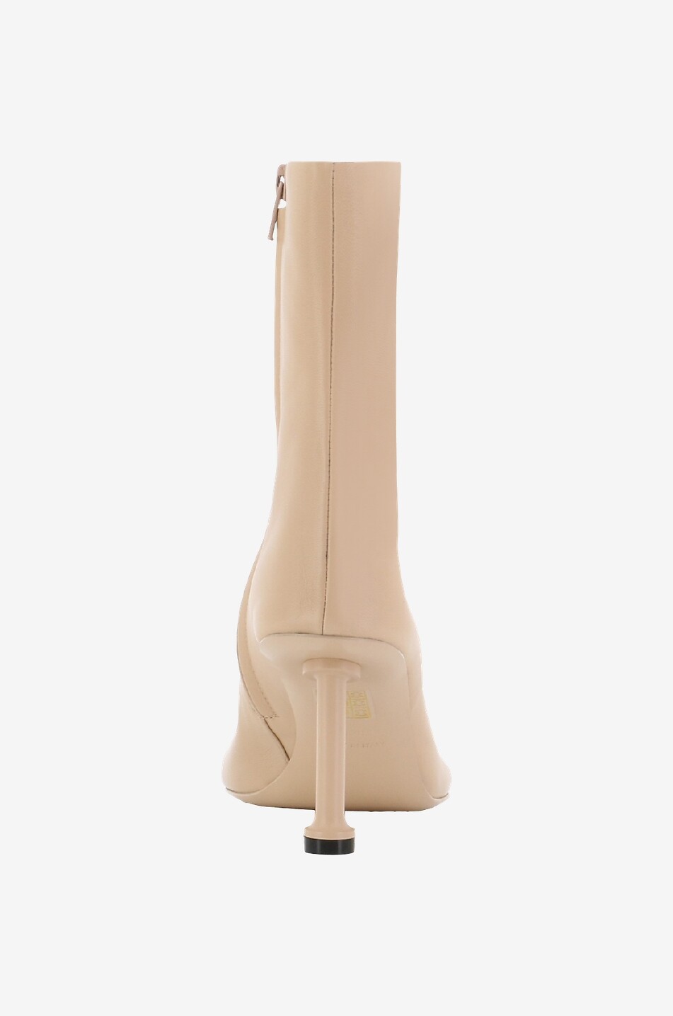Bottines en cuir nappa à talon Groupie 80