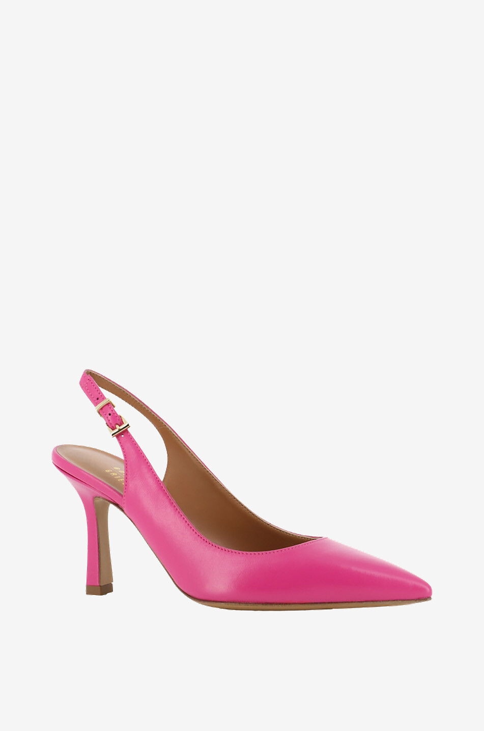 Escarpins à bride arrière en cuir nappa Lavinia 85