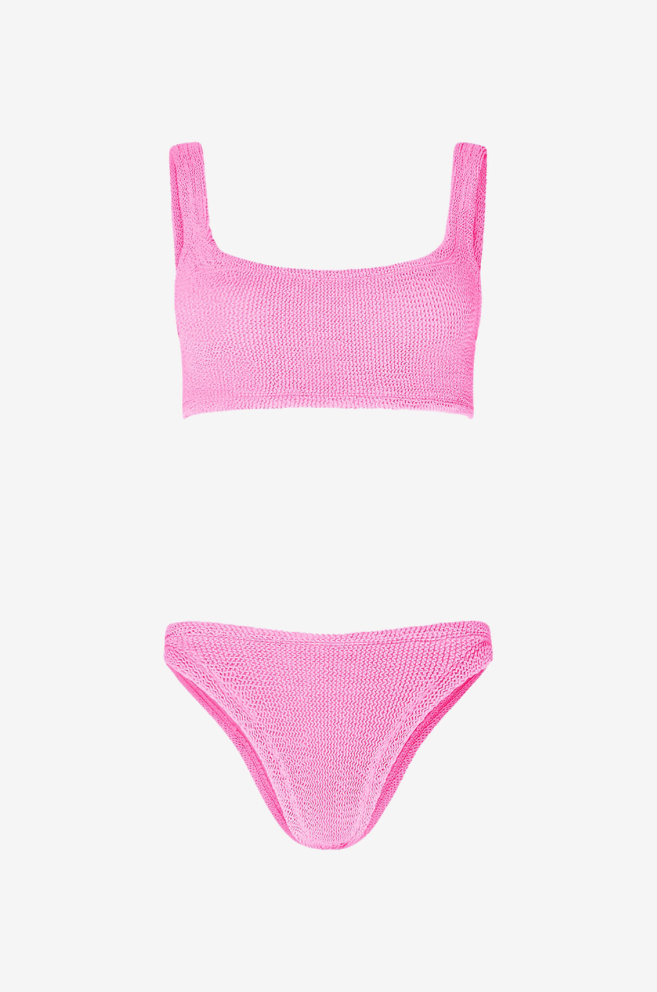 Xandra seersucker two-piece swimsuit