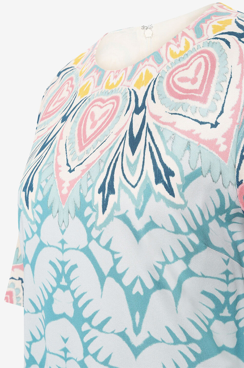 ETRO Butterfly Wings short jersey tunic dress Women MULTI COLOURED 3