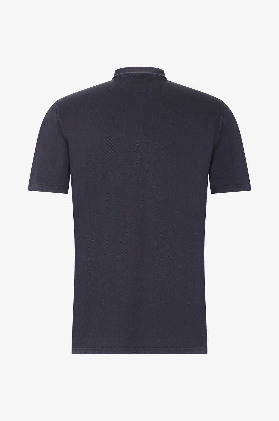 FEDELI Tommy MM PI cotton short-sleeved polo shirt Men DARK BLUE 2