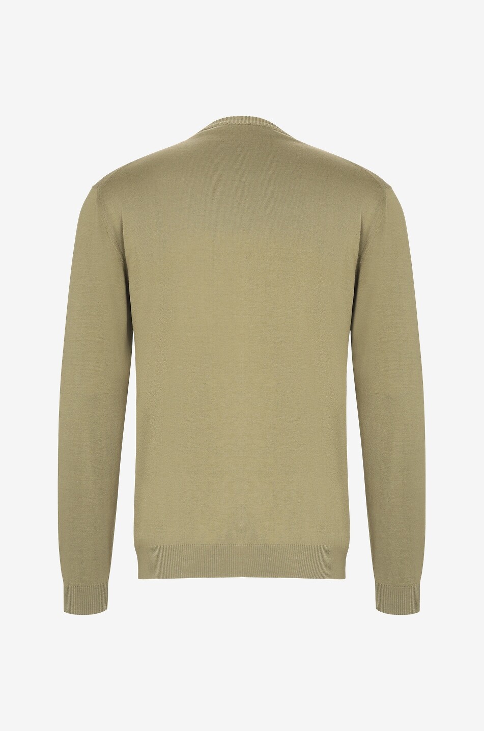 Pullover mit Rundhalsausschnitt aus Seide und Baumwolle