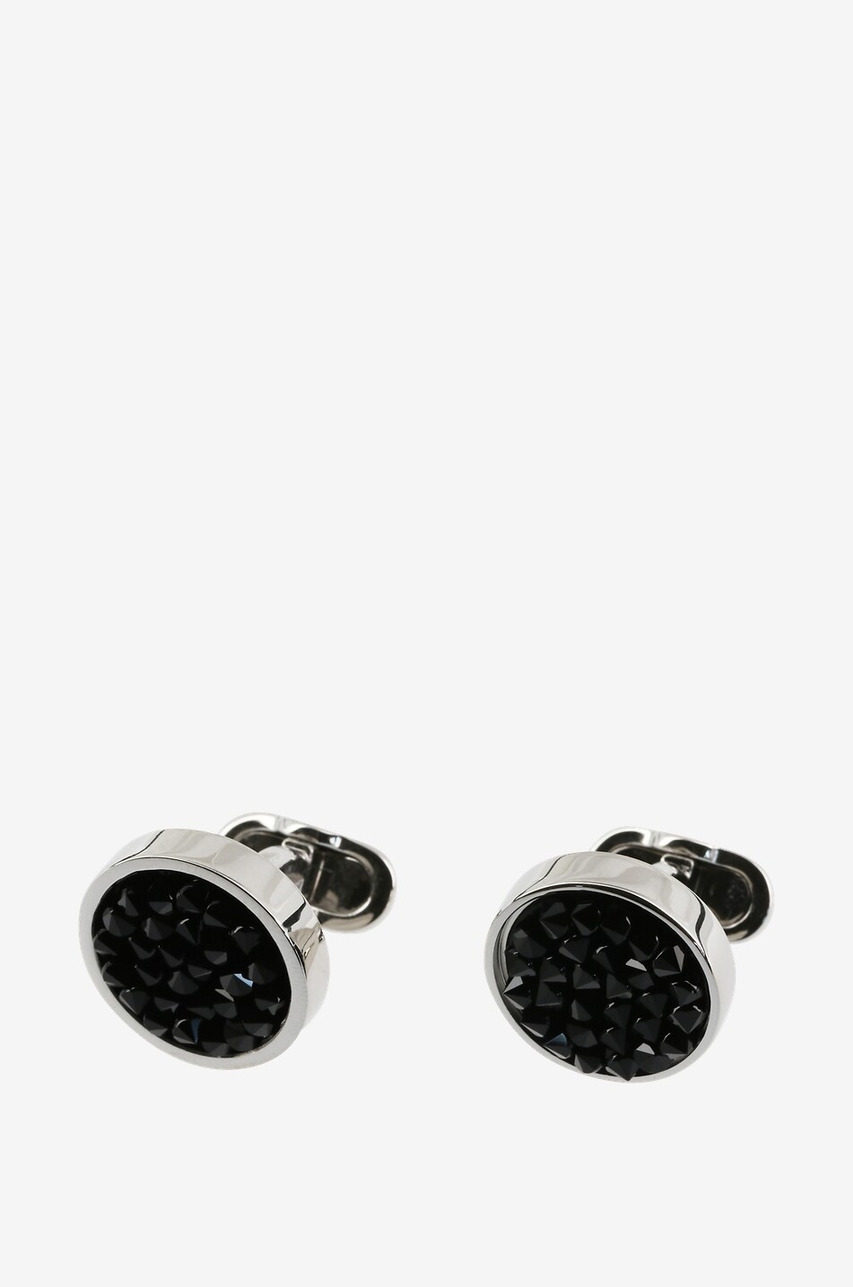 MON ART FIRENZE Boutons de manchette ornés de cristaux Nunki Homme NOIR 1