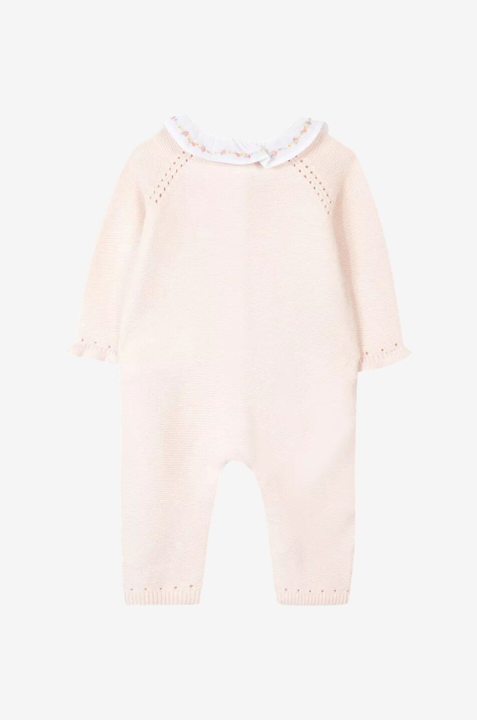 TARTINE ET CHOCOLAT Baby-Strick-Overall mit Blütenstickereien Baby ROSA 2