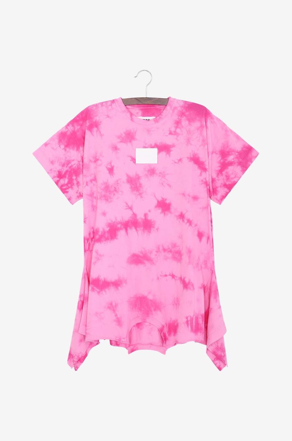 MM6 MAISON MARGIELA Mädchen-T-Shirt-Kleid mit Tie-and-Dye-Print Mädchen ROSA 1