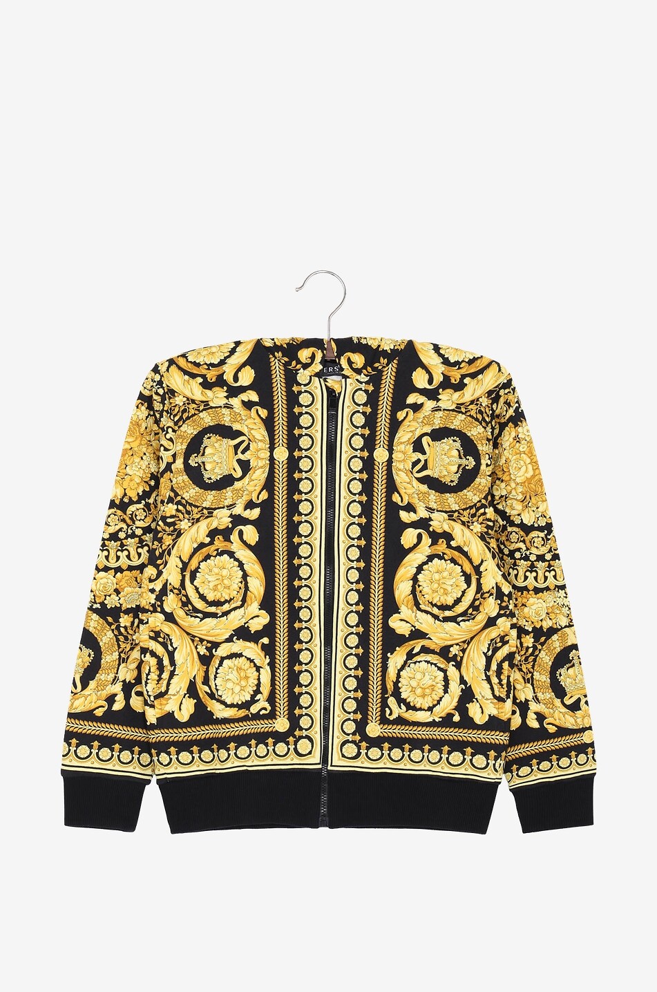 Sweat-shirt zippé à capuche garçon Barocco