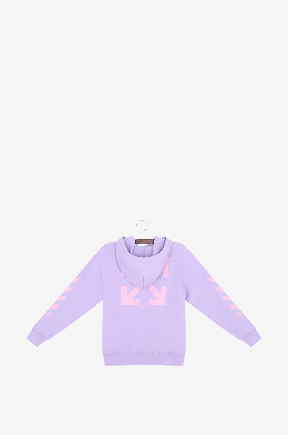 OFF WHITE Mädchen-Bio-Baumwoll-Kapuzensweatshirt Elements Mädchen VIOLETT 2