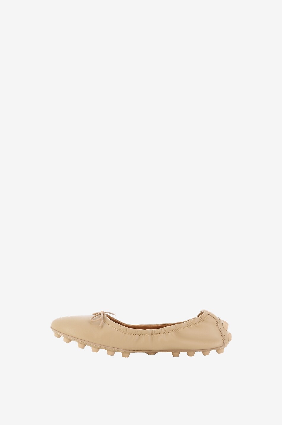 TOD'S Ballerines en cuir nappa à picots Bubble Femme BEIGE 3