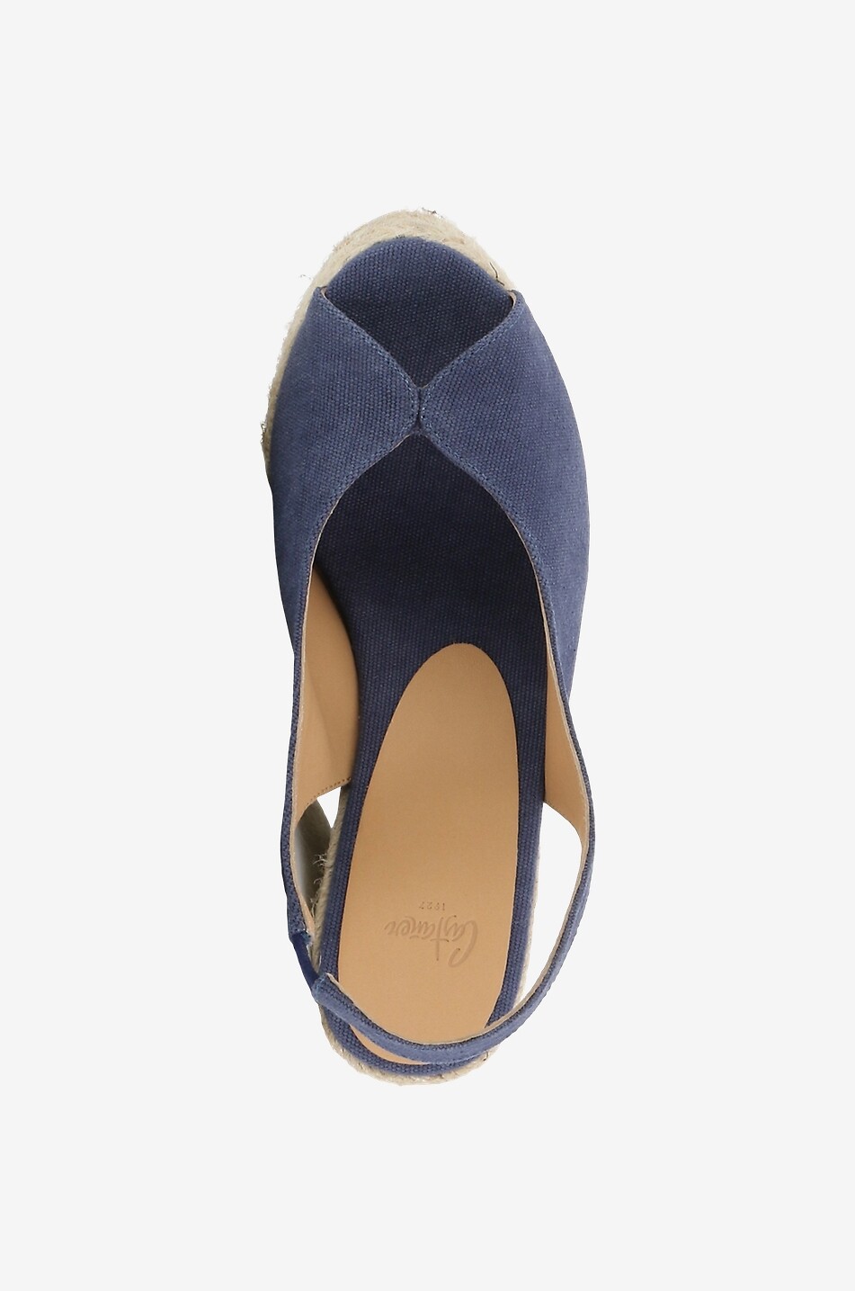 CASTANER Espadrilles compensées en toile Barbara 8 Femme BLEU FONCE 5