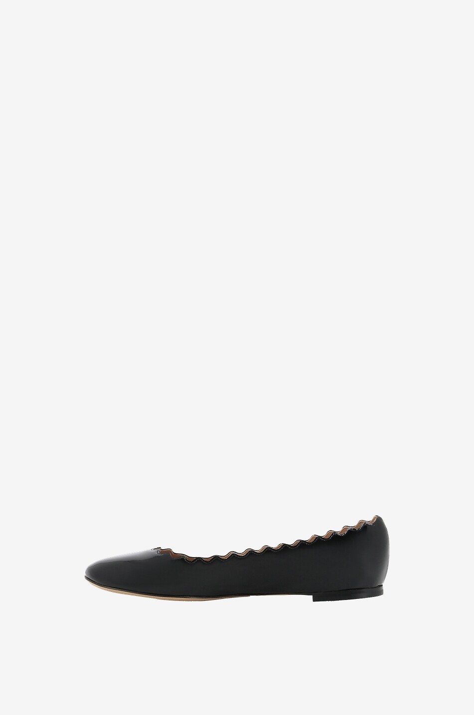 CHLOE Ballerines en cuir verni Lauren Femme NOIR 3