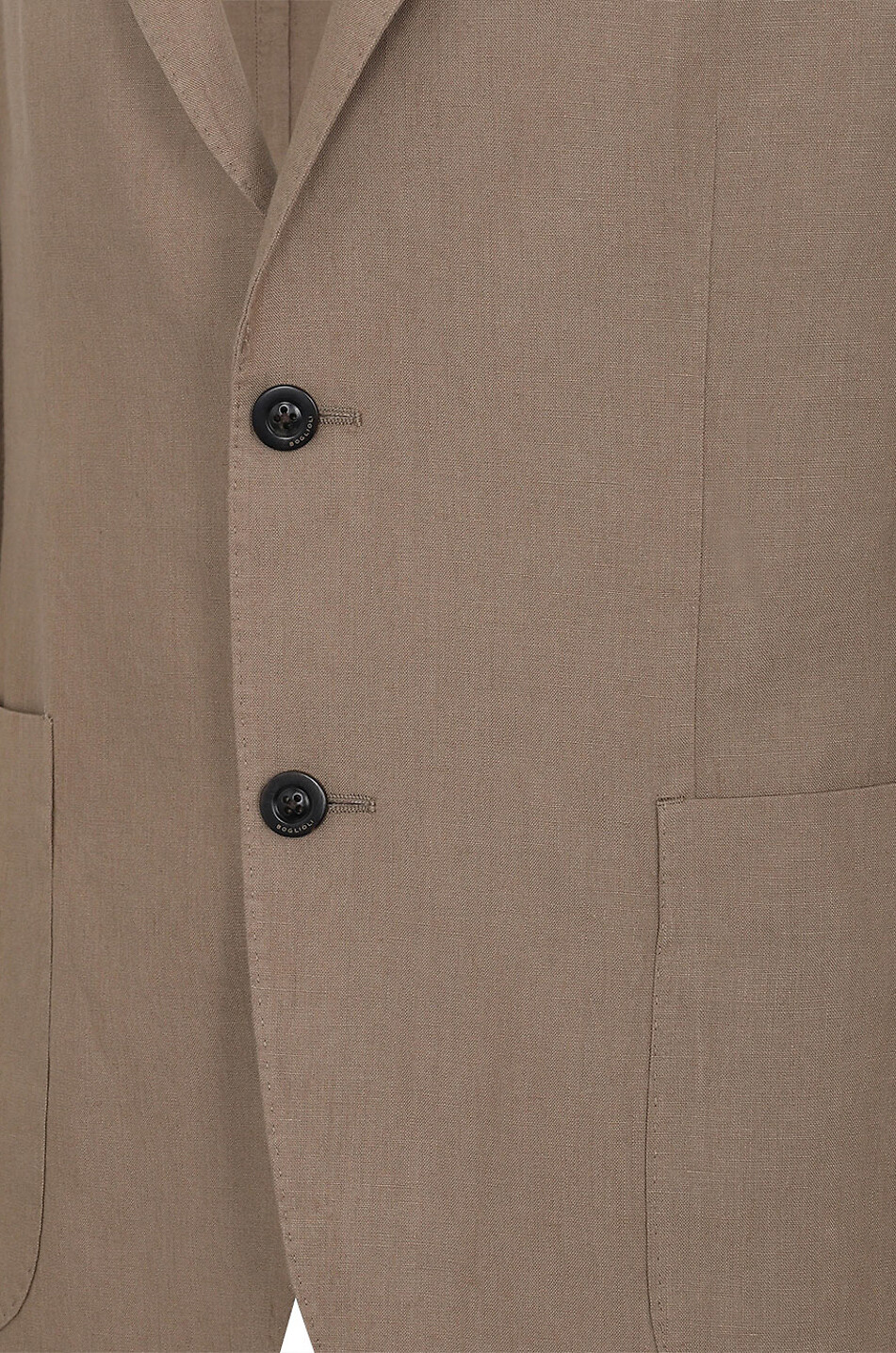 BOGLIOLI Leinen-Anzug mit Blazer K.Jacket Herren Mittle beige 3
