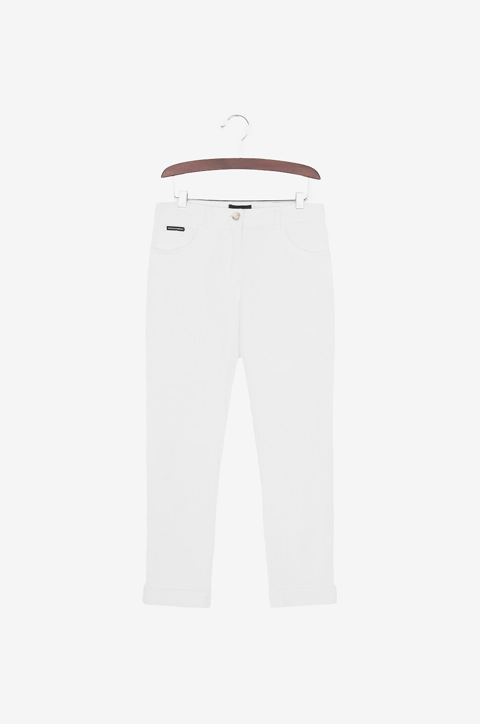 Happy Garden girl's frayed jeans