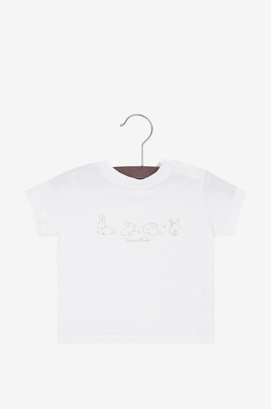 Cotton short-sleeved baby T-shirt