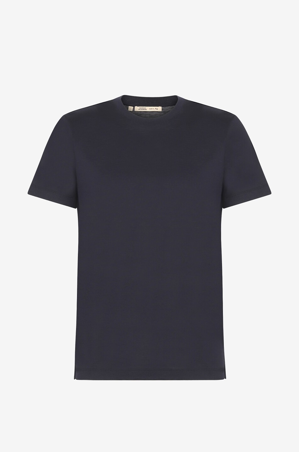 T-shirt à manches courtes en soie et coton