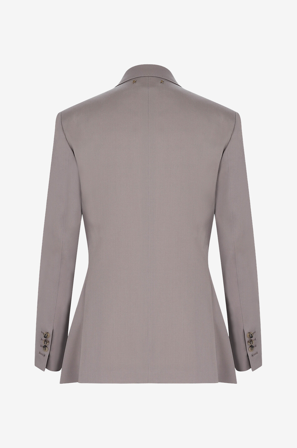 GOLDEN GOOSE Blazer à boutonnage double en gabardine de laine Diva Femme BEIGE 2