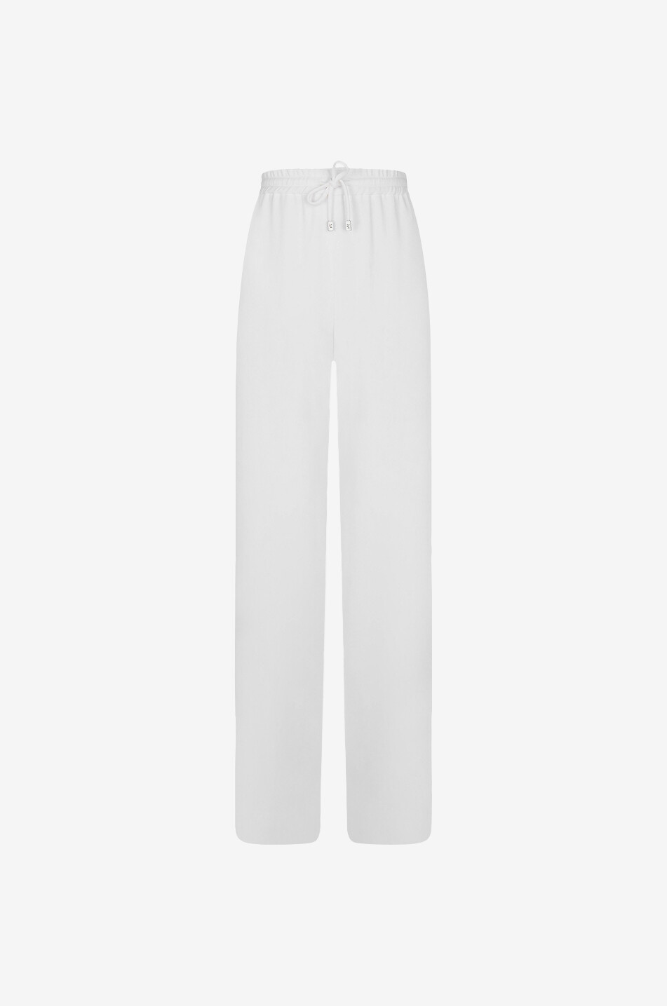 ERMANNO SCERVINO Jogger spirit fluid crepe straight-leg trousers Women WHITE 1