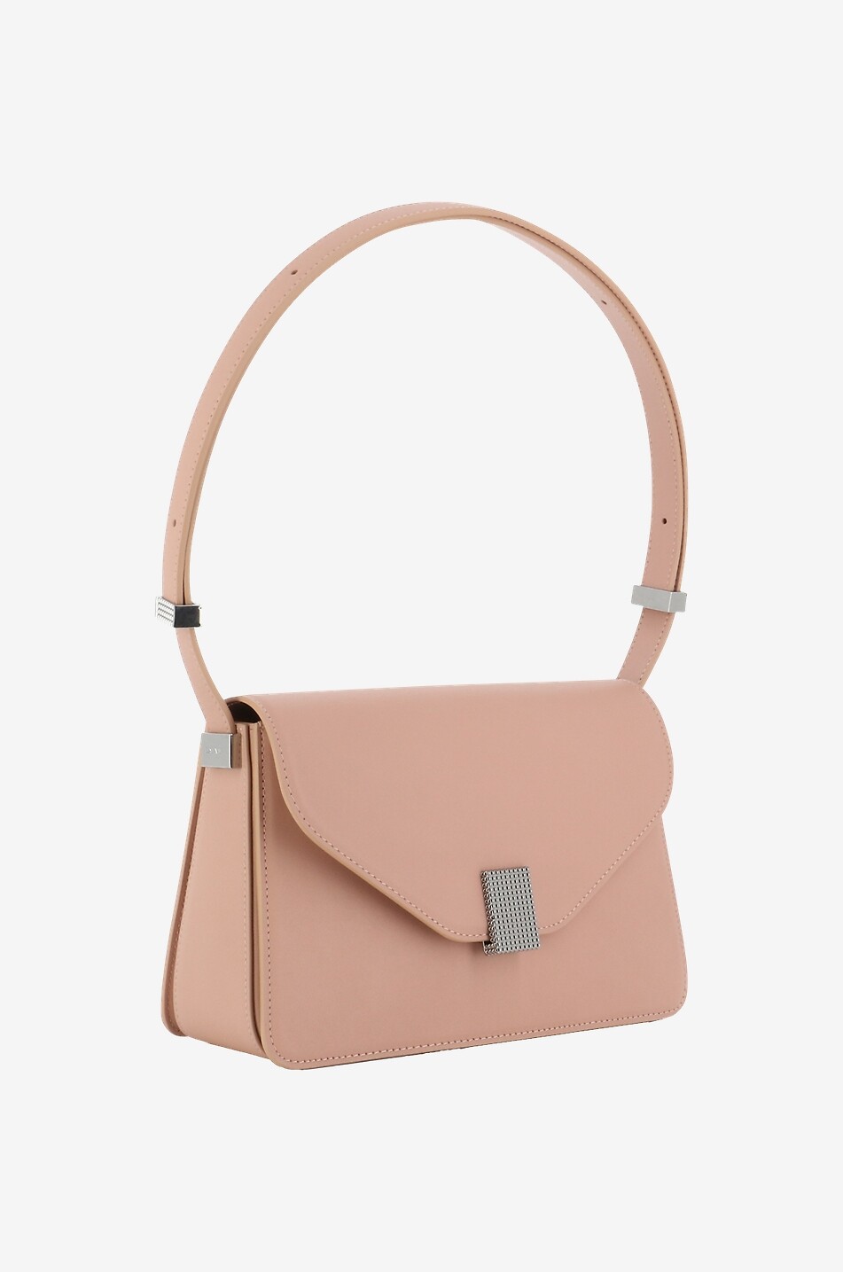 LANVIN Schultertasche aus Glattleder Concerto Small Damen HELLROSA 2