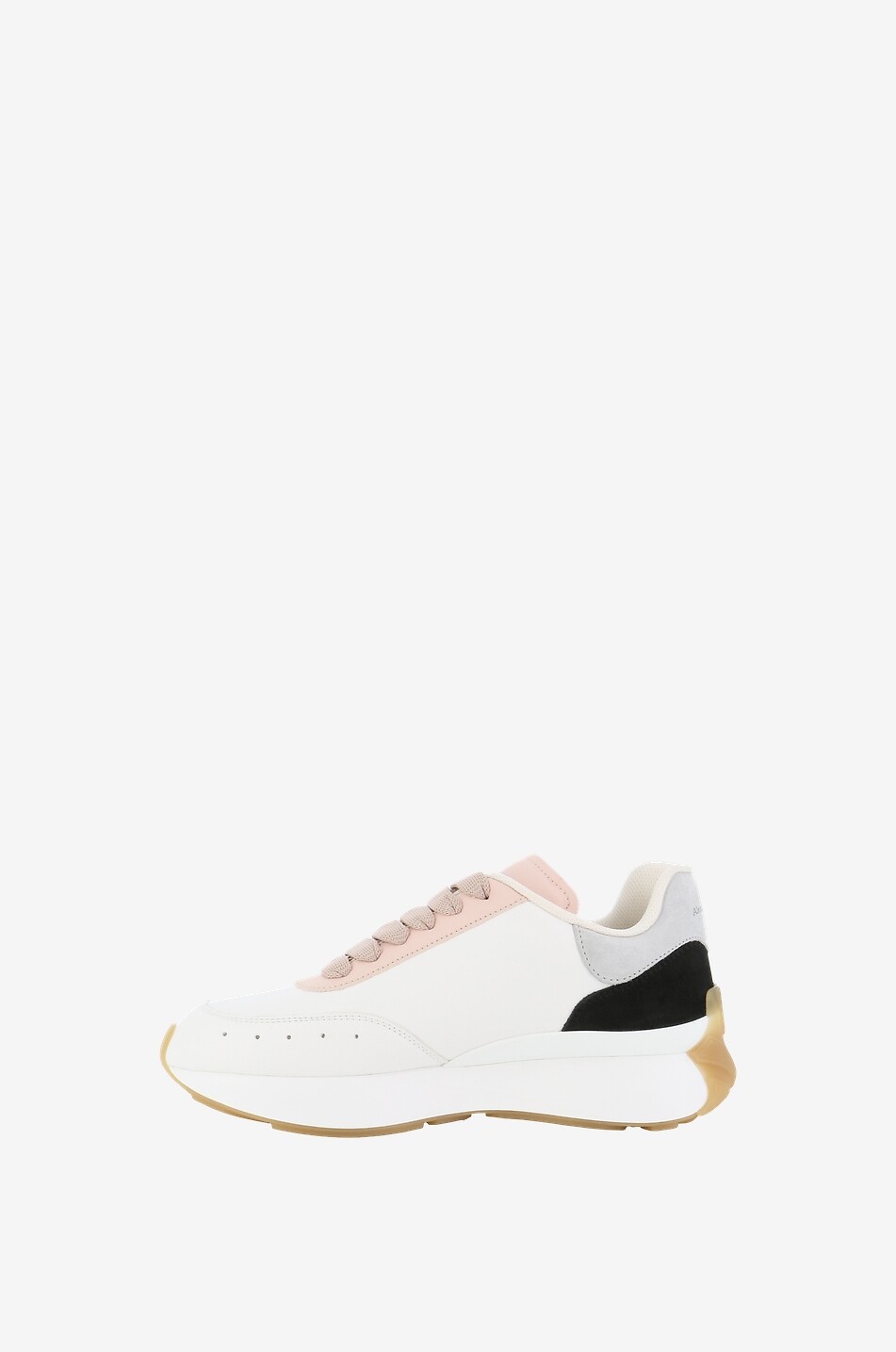 ALEXANDER McQUEEN Sprint Runner nappa leather and suede low-top sneakers Women MULTI COLOURED 3