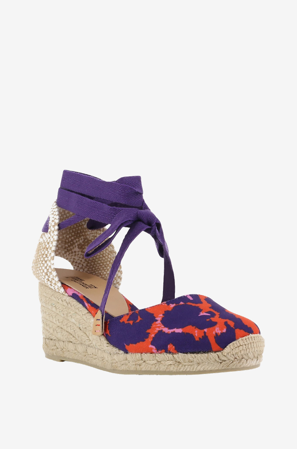 CASTANER Espadrilles compensées en toile Carina Femme MULTICOLORE1 1