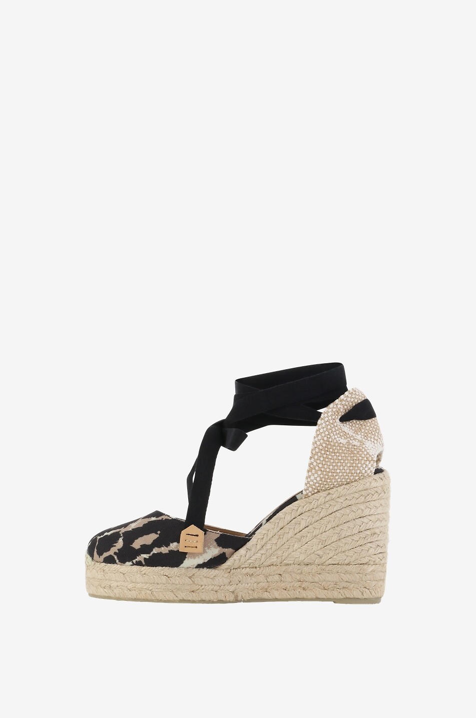 Espadrilles compensées en toile Carina