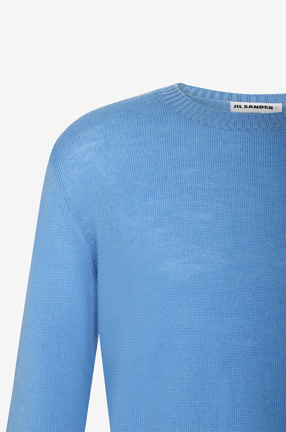 JIL SANDER Rundhalspullover aus Wolle Cashwool Herren BLAU 3