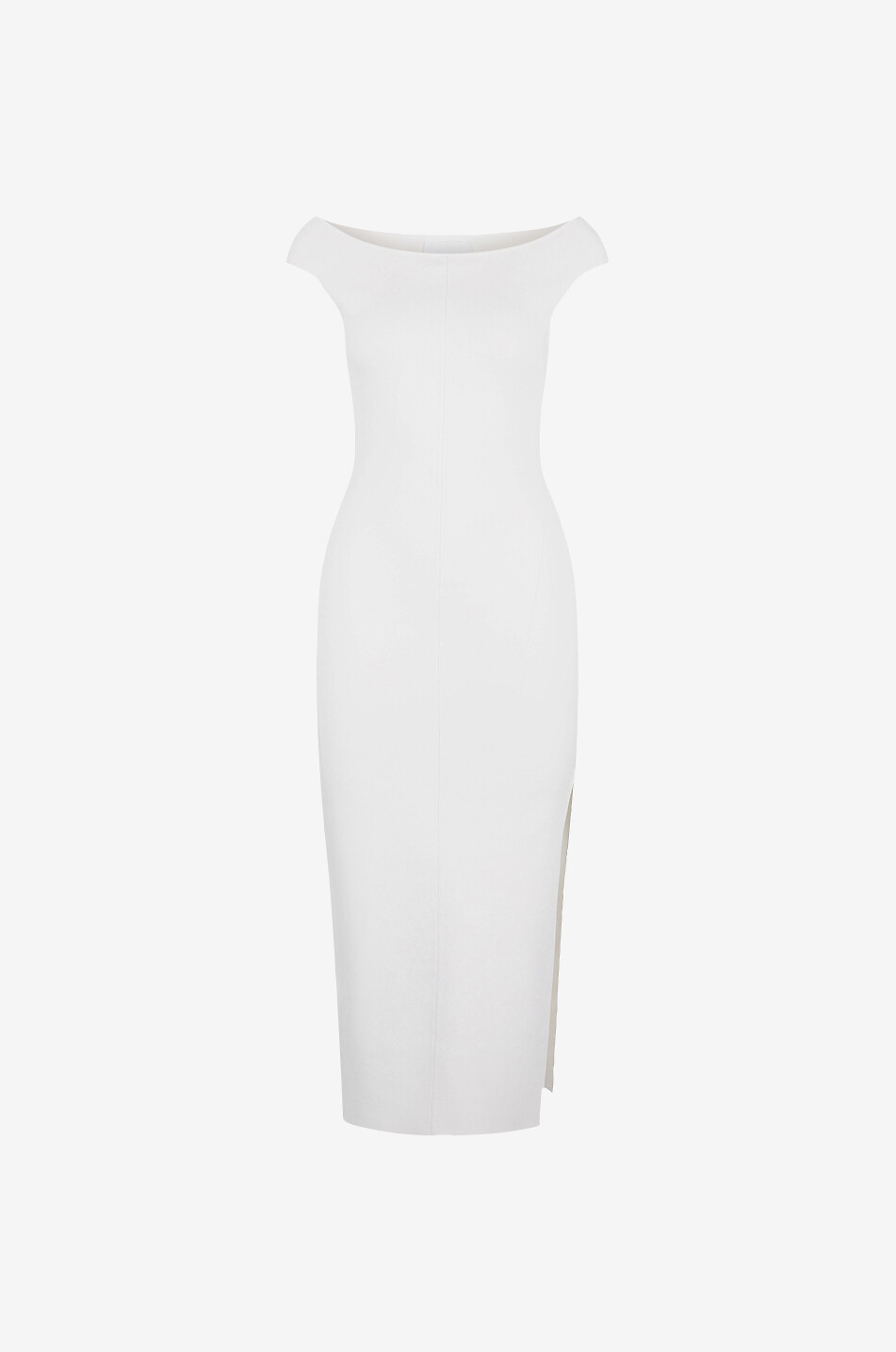 Midilanges Schulterfreies Strickkleid Aphrodite