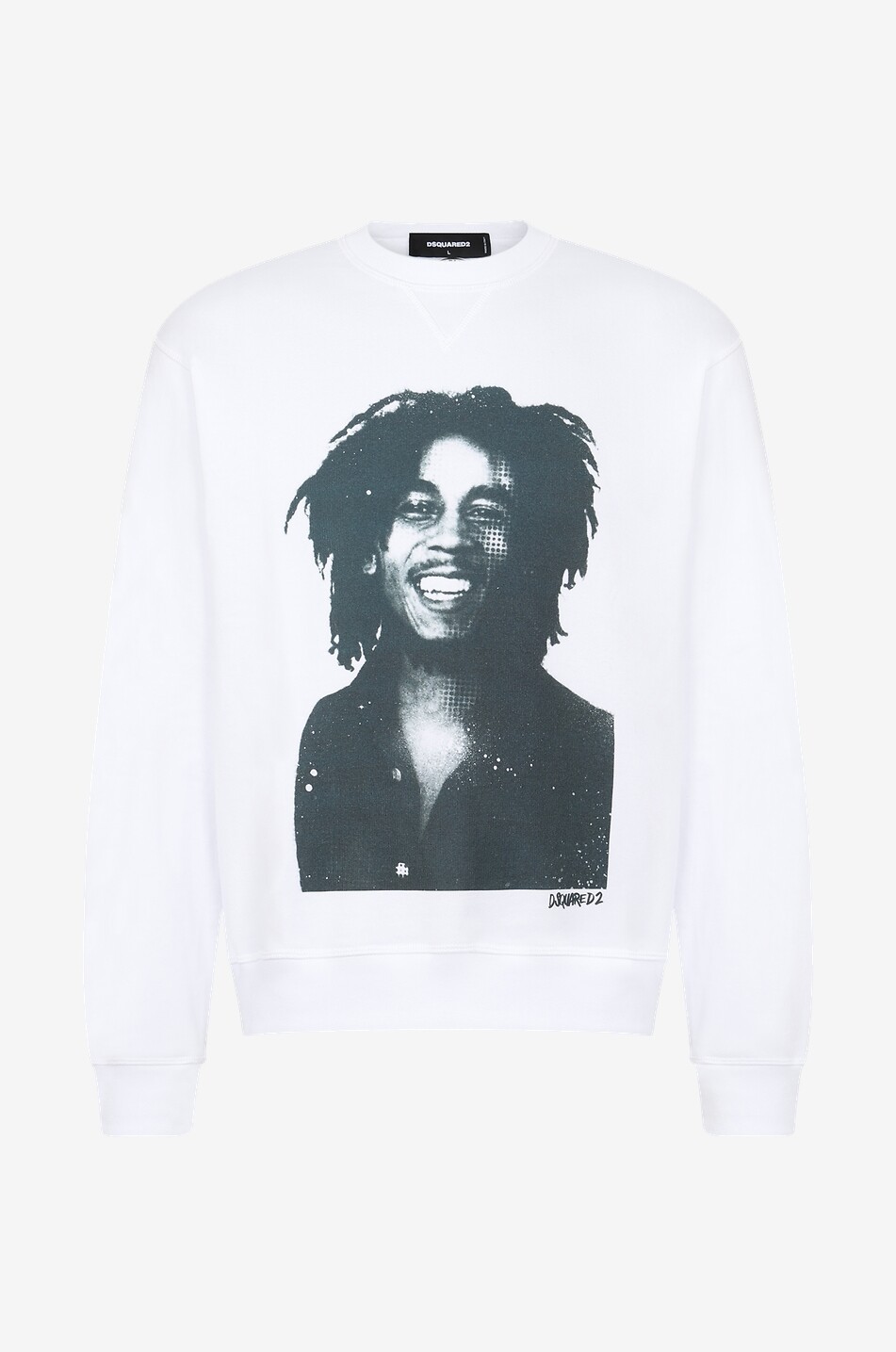 Sweat-shirt imprimé à col rond Bob Marley Cool Fit