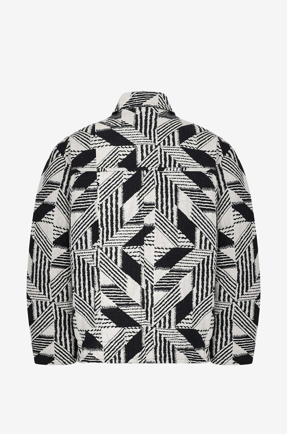 Leyis light-weight full-zip jacquard jacket