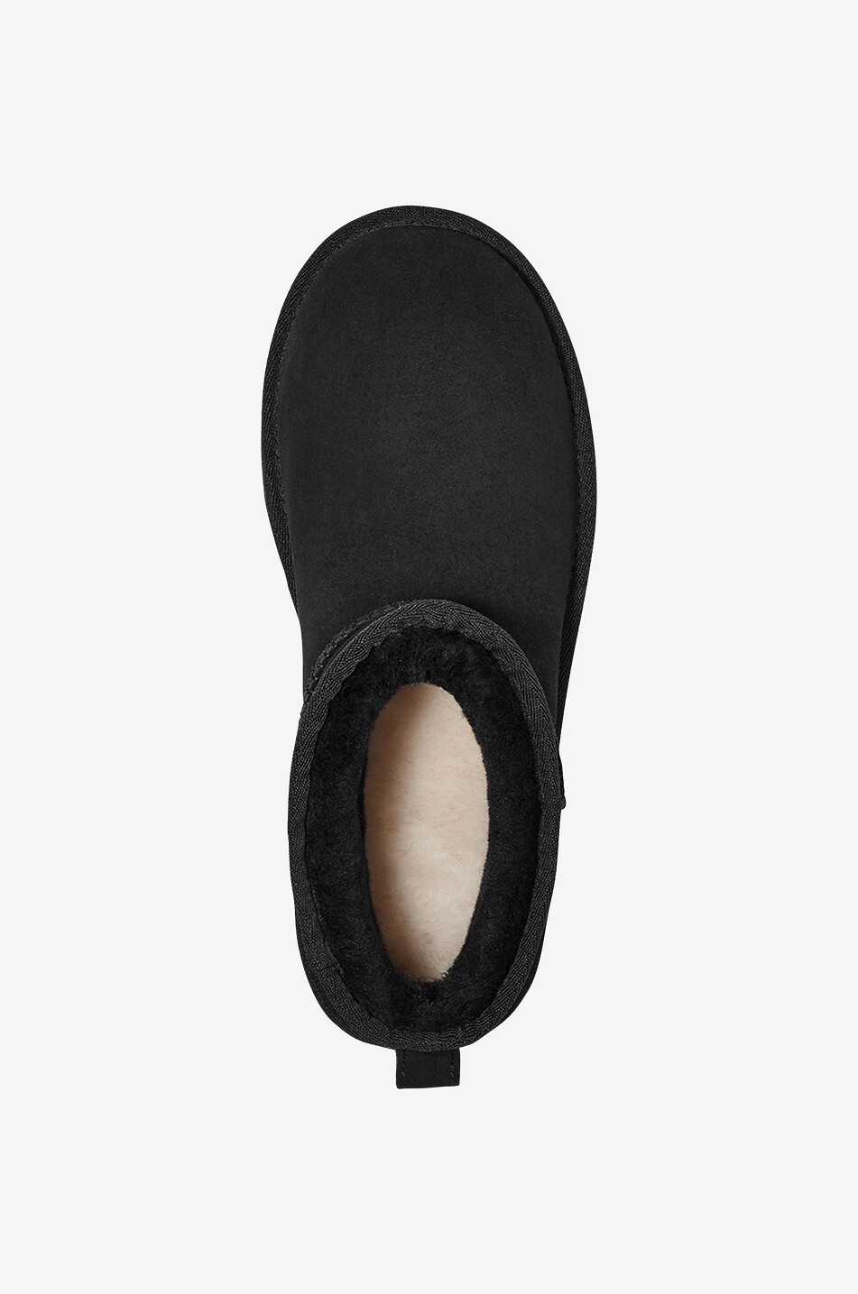 UGG Classic Ultra Mini Platform shearling lined suede ankle boots Women BLACK 5