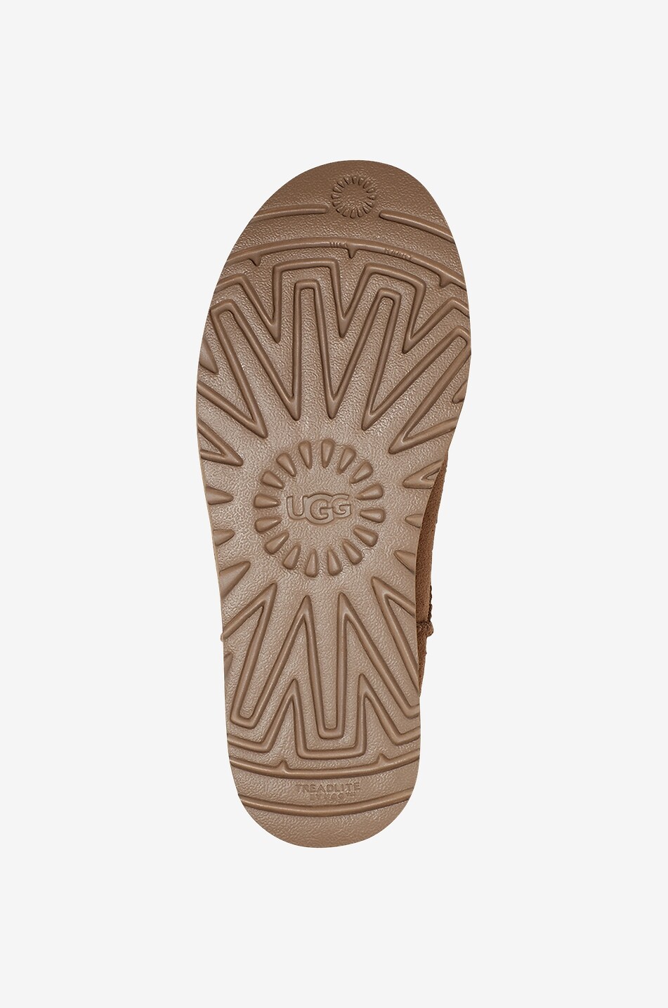 UGG Bottines après-ski en daim et peau lainée Classic Ultra Mini Platform Femme CAMEL 6