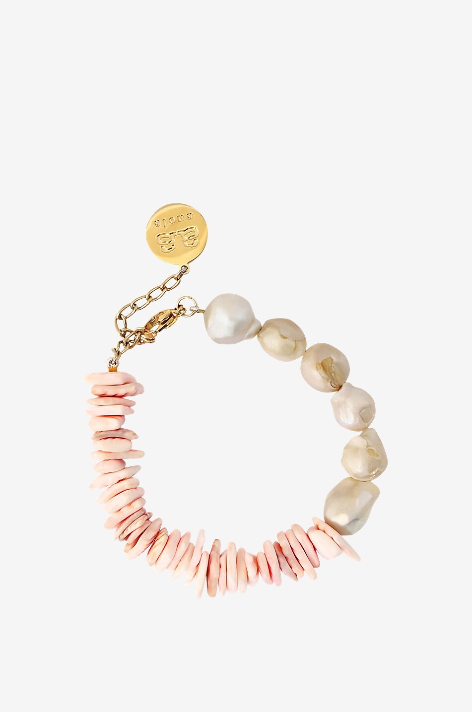 Bracelet en perles et coquillages Daphne