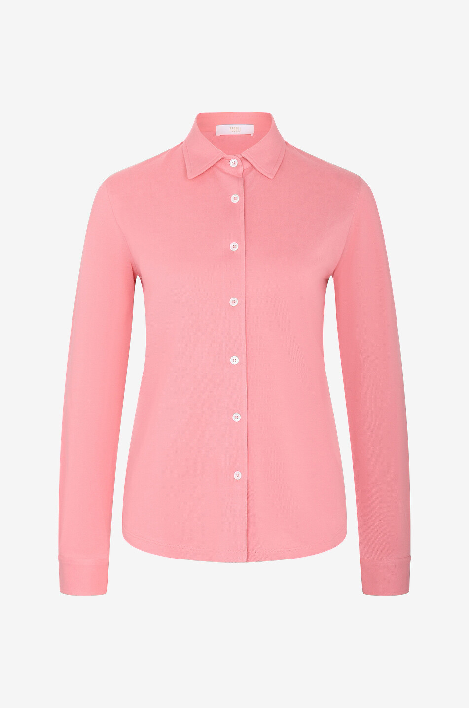 New Fenice cotton long-sleeved polo shirt