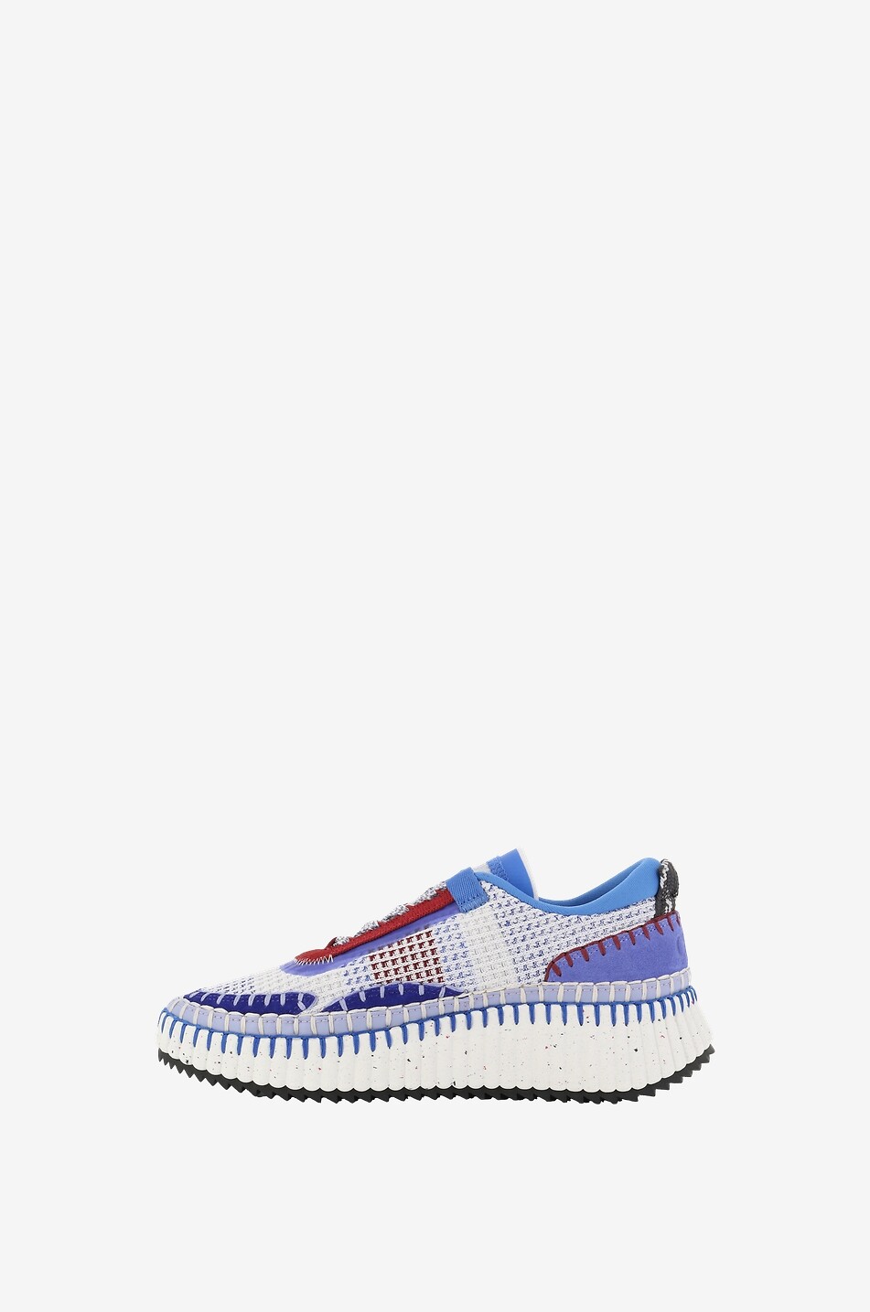 CHLOE Nama Eco-friendly low top mesh sneakers Women BLUE 3