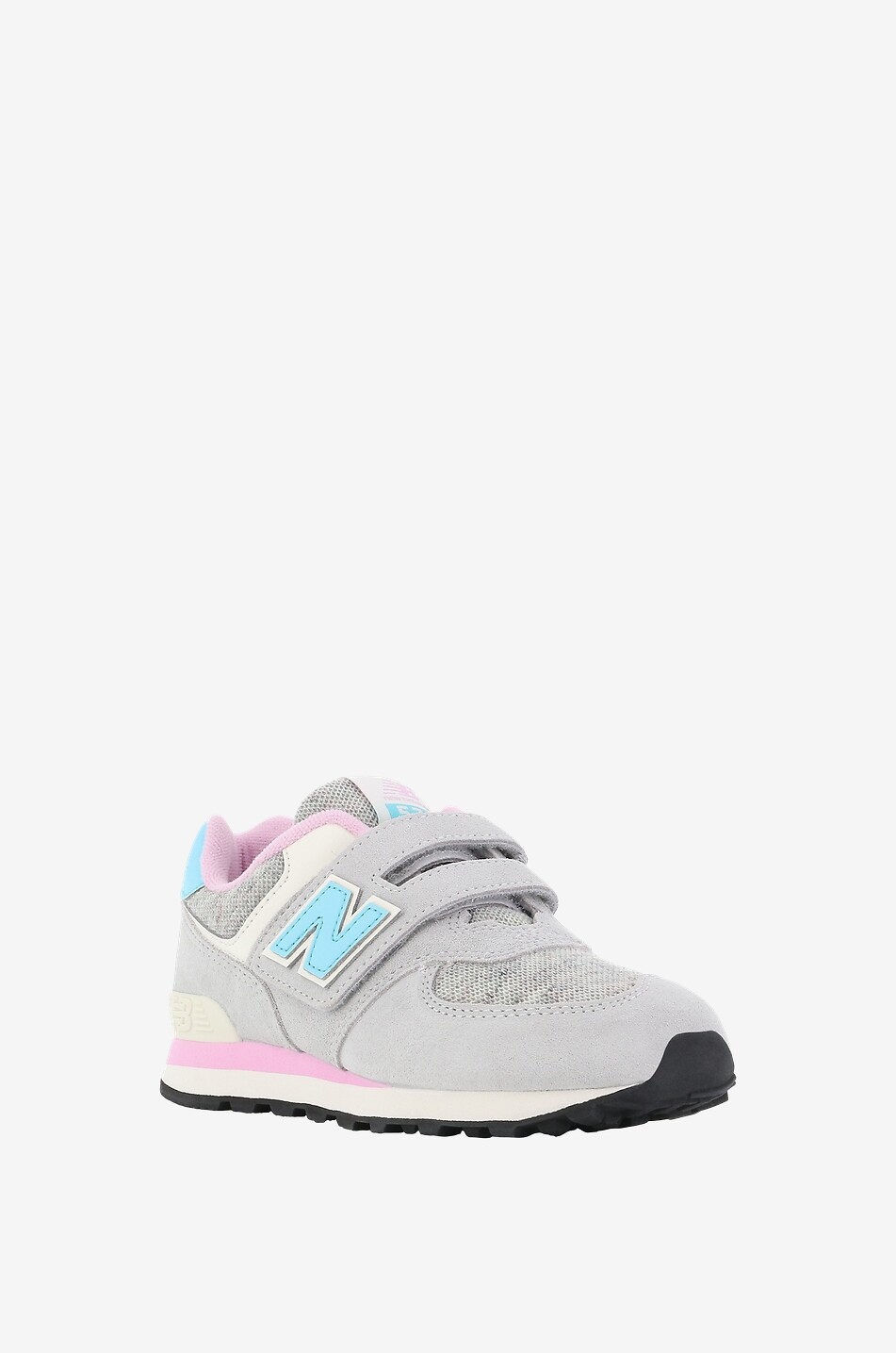 574 girls' suede velcro low-top sneakers