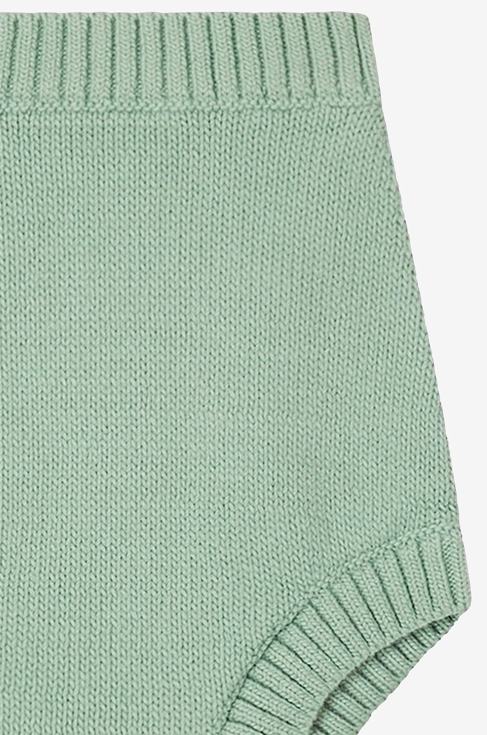 BONPOINT Capricioso cotton round neck baby cardigan Baby GREEN 5