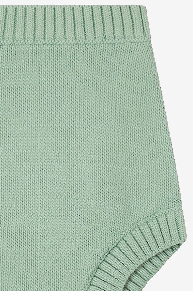 BONPOINT Capricioso cotton round neck baby cardigan Baby GREEN 5