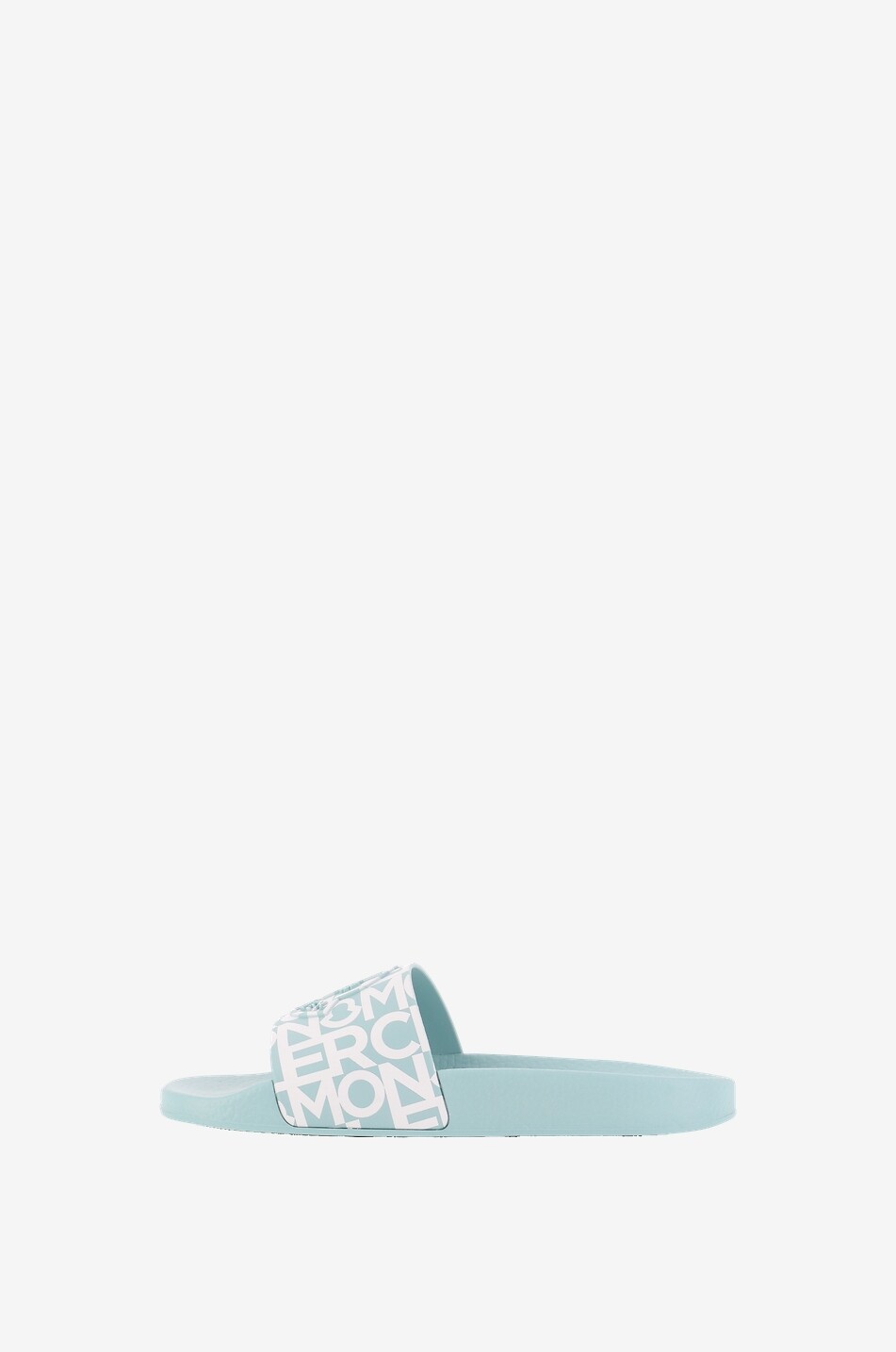 MONCLER PVC-Badeschuhe mit Logoprint Jeanne Damen BLAU 3
