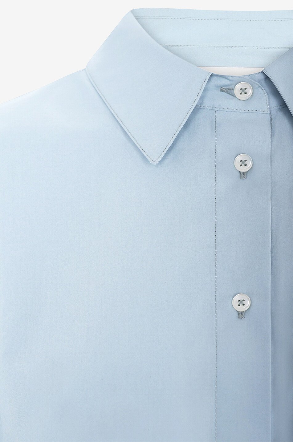LOULOU STUDIO Hemd aus Baumwolle Espanto Damen BLAU 3