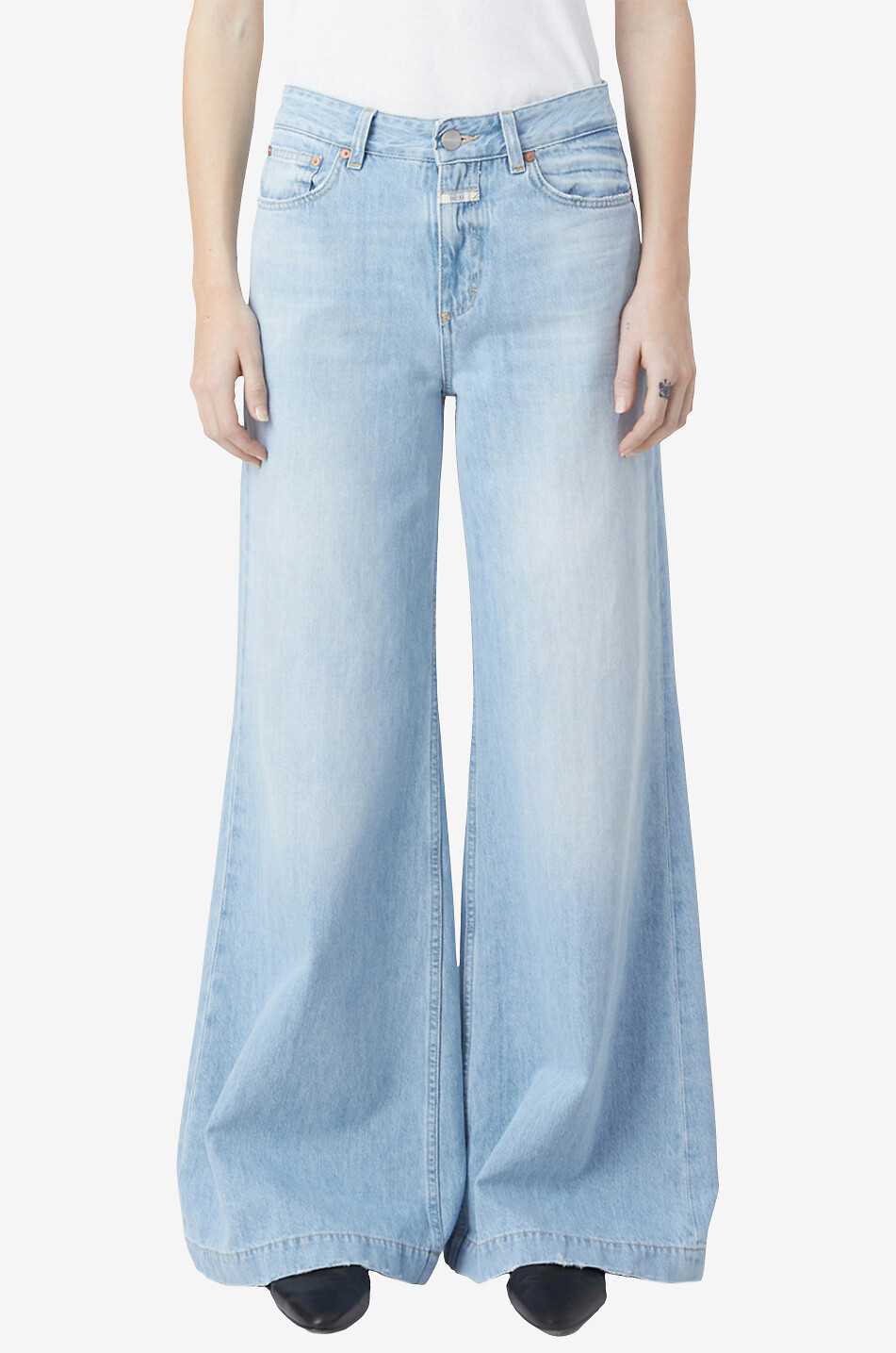 Ausgestellte Jeans aus Bio-Baumwolle Glow Up