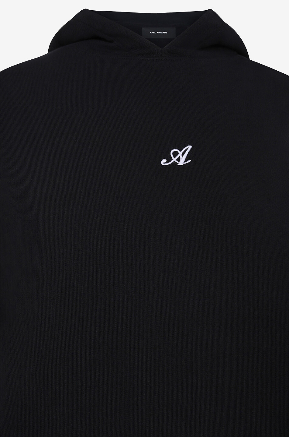 AXEL ARIGATO Signature organic cotton hooded sweatshirt Men BLACK 3