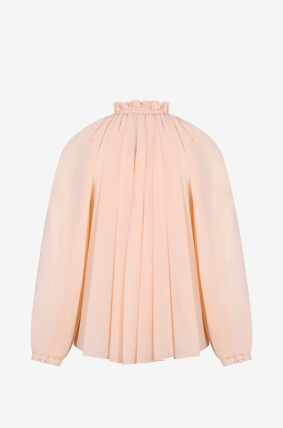 LANVIN Weite Seidenbluse mit Rüschen Damen ORANGE 2