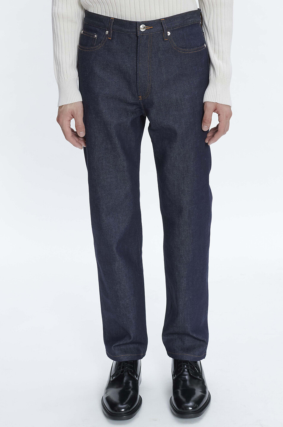 A.P.C. Dunkle gerade Jeans Martin Herren DUNKELBLAU 2