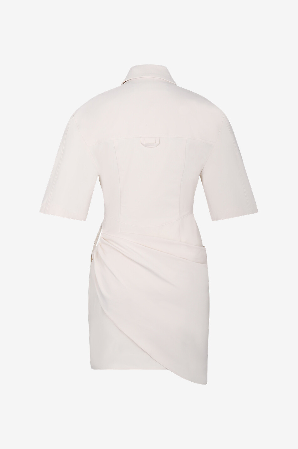 Mini robe chemise drapée La robe Camisa