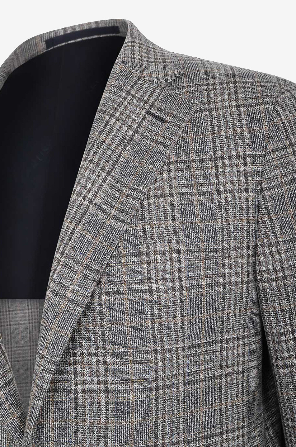 CARUSO Giacca Indy silk and wool blazer Men BROWN 3