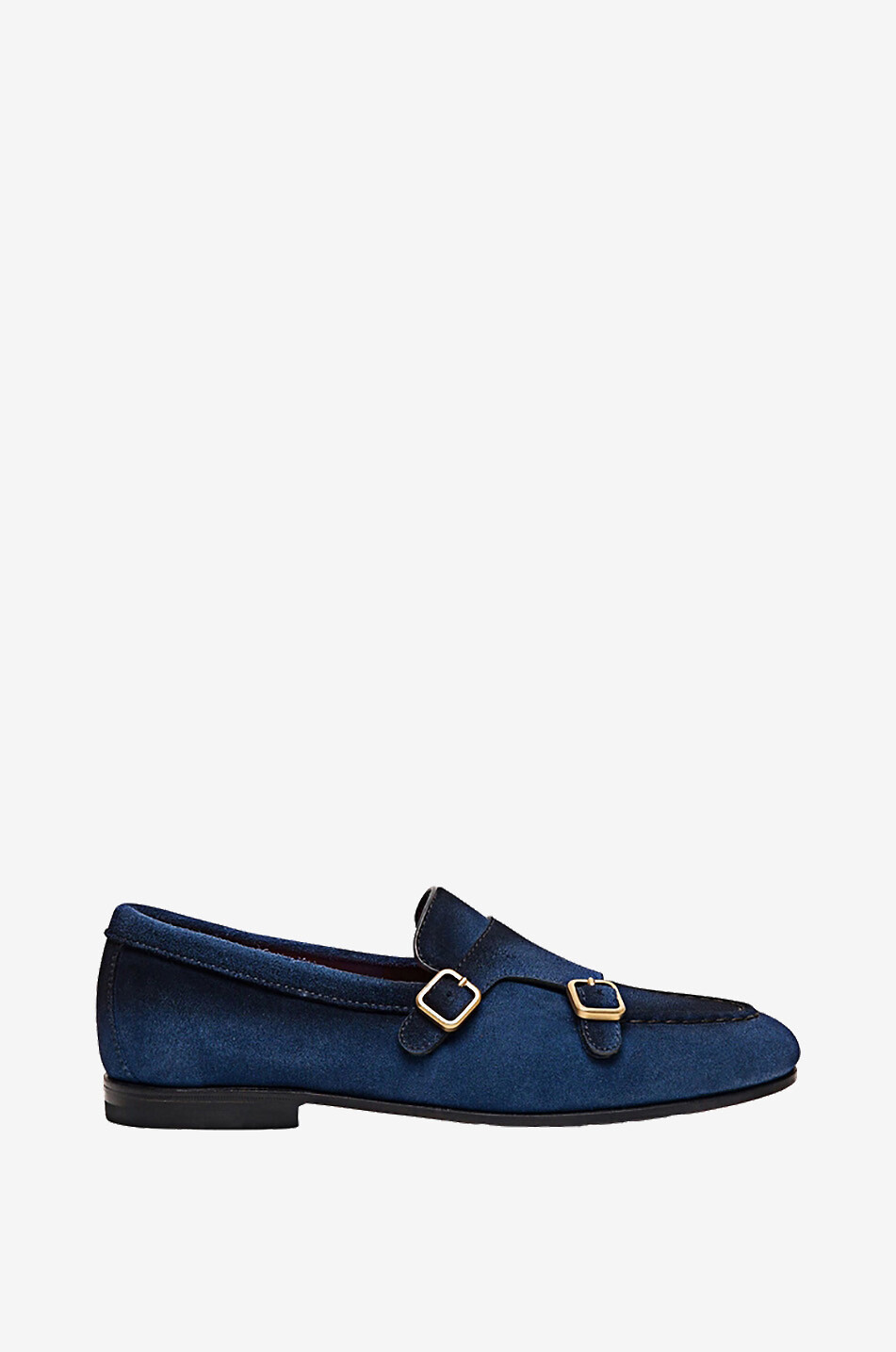 SANTONI Mocassins en daim Homme BLEU FONCE 1